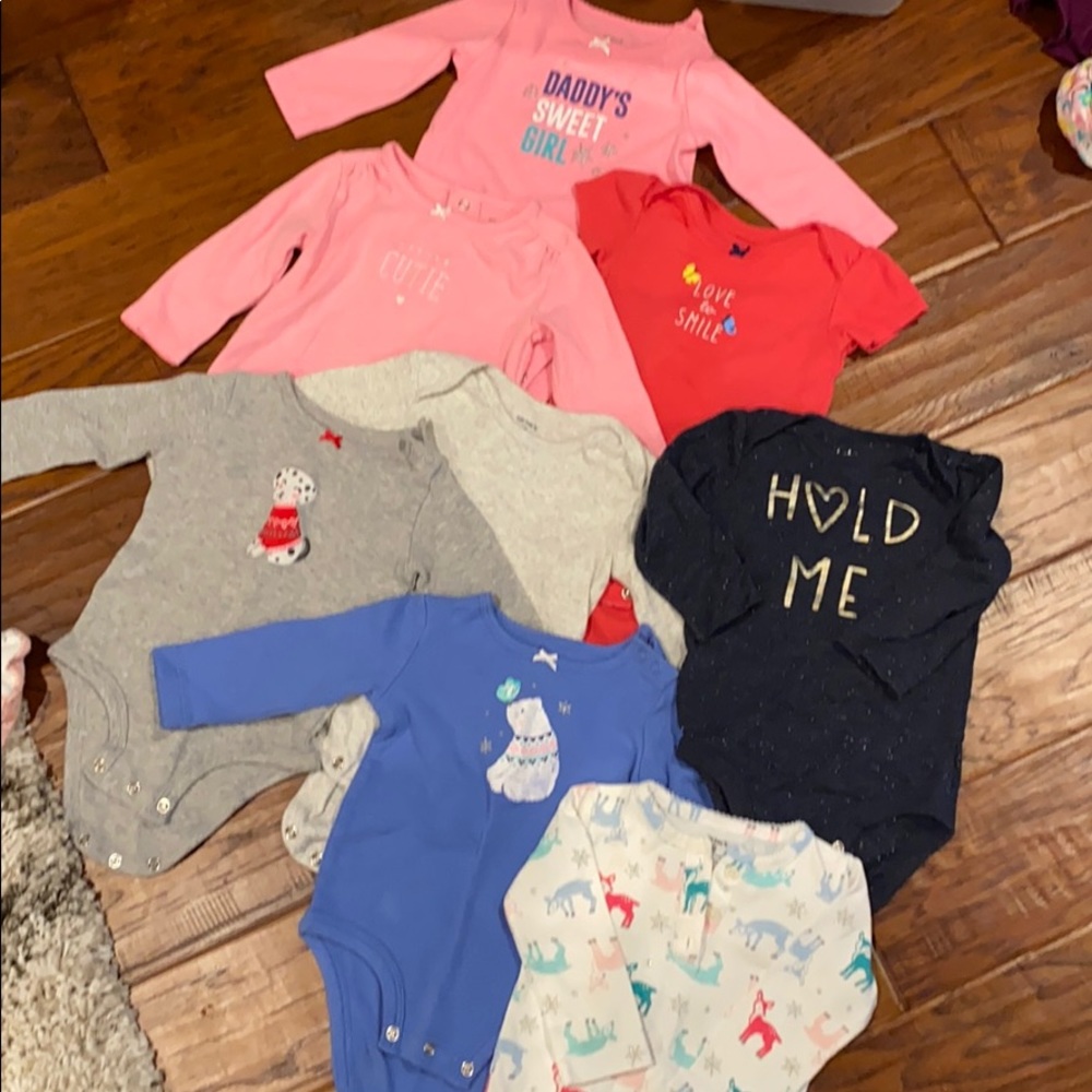 8 Baby 9M Bodysuits